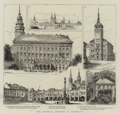 La reunión imperial en Kremsier de Henry William Brewer